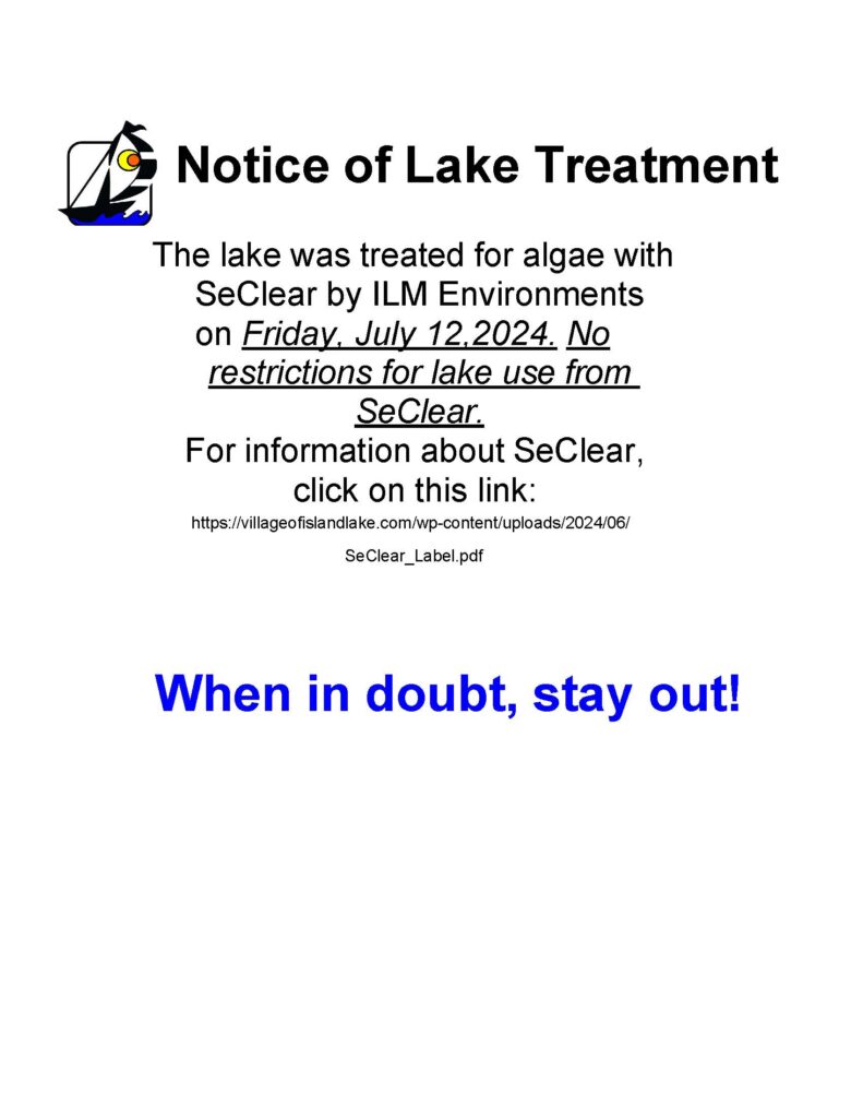 7-12-2024 Lake Treatment Notice