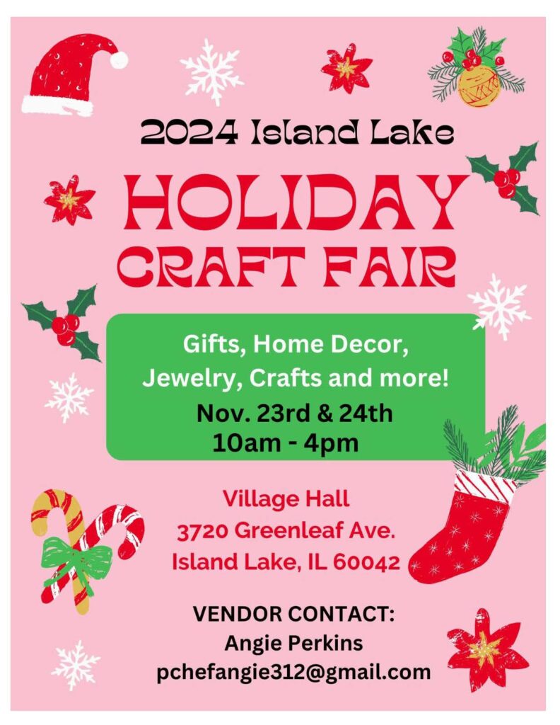 2024 Craft Fair flyer