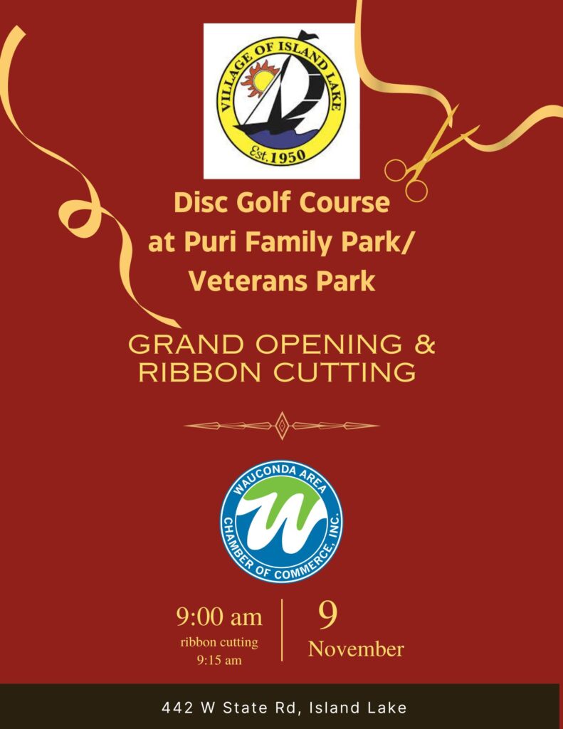 Ribbon Cutting Disc Golf Invite