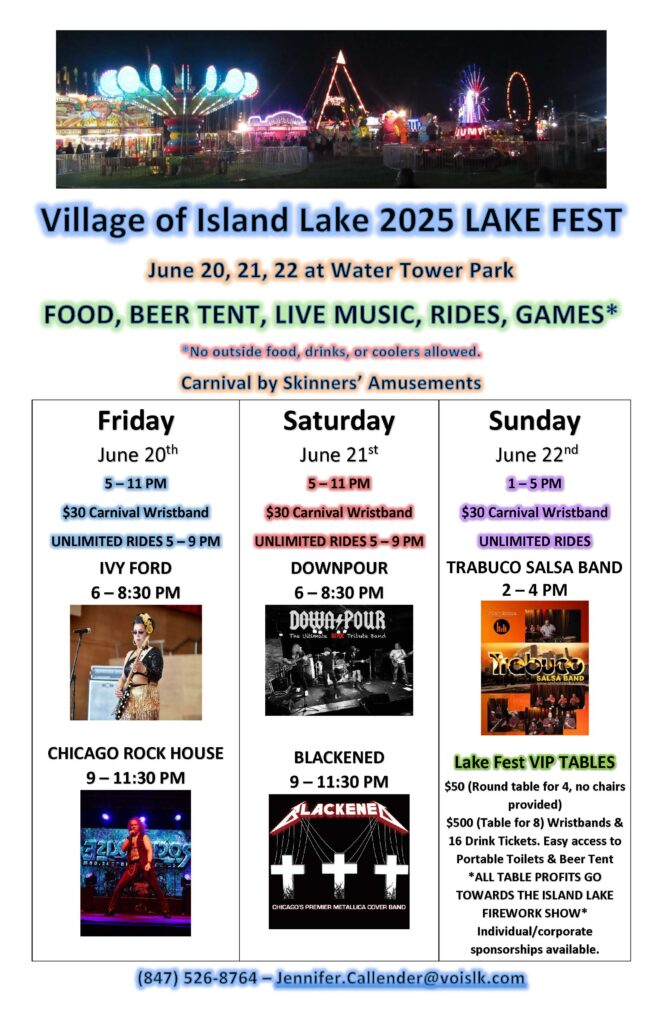 2025 Lake Fest Flyer