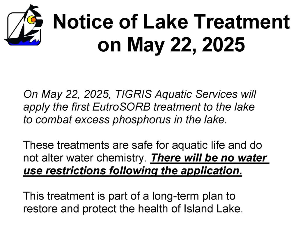 5-22-2025 Lake Treatment Notice