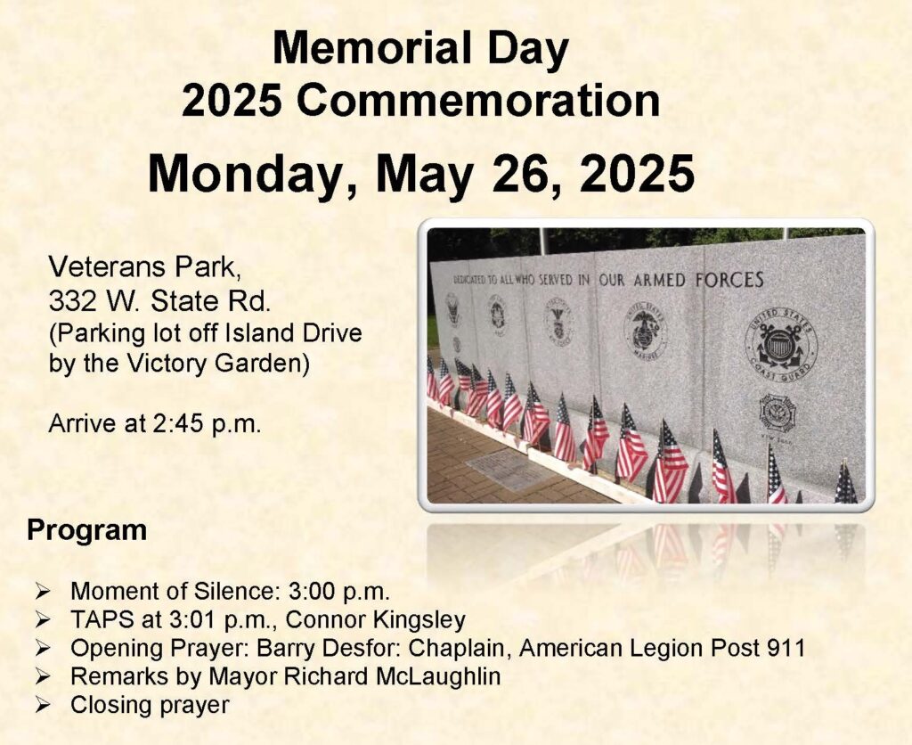 Memorial Day 2025 Commemoration cropped