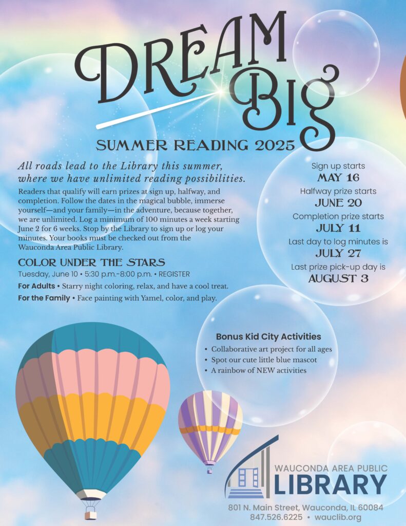 Wauconda Library Summer Reading 2025
