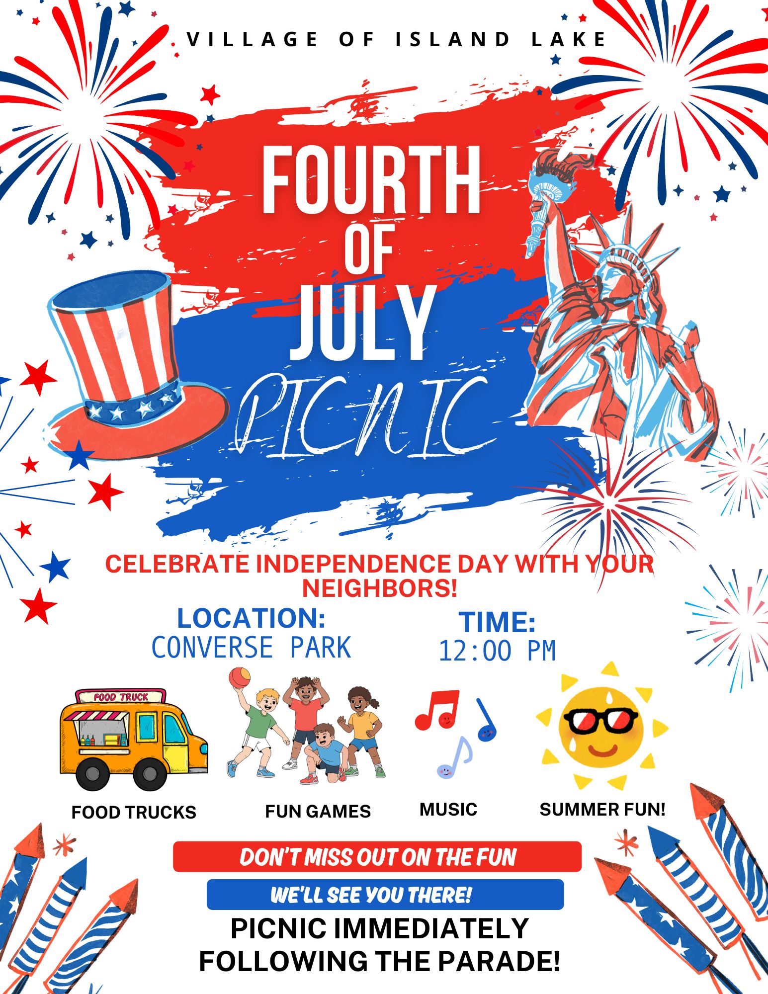 _4th Of July Celebration Event Flyer _4th Of July Celebration Event Flyer