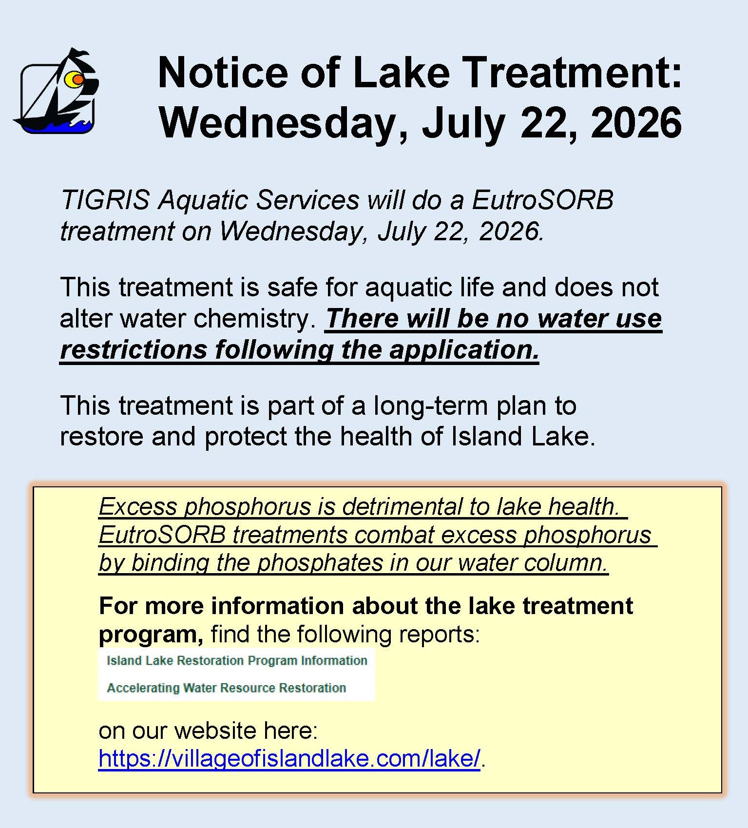 7-22-2026 Treatment Notice
