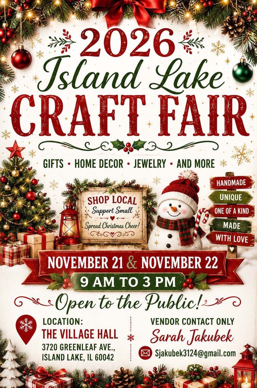 Craft Fair 2026 Flyer Craft Fair 2026 Flyer
